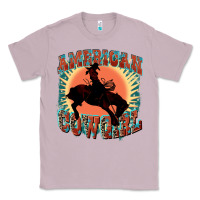 Lilac American cowgirl 4th of july Classic Tee - FaDigitalArtStudio