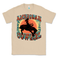 Mushroom American cowgirl 4th of july Classic Tee - FaDigitalArtStudio