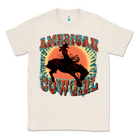 Natural American cowgirl 4th of july Classic Tee - FaDigitalArtStudio
