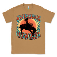 Toasted Coconut American cowgirl 4th of july Classic Tee - FaDigitalArtStudio