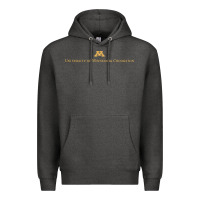 Charcoal Heather University of Minnesota Crookston, apparel Premium Hoodie - linhVisuals