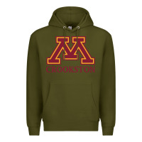 Army Green minnesota crookston, apparel Premium Hoodie - linhVisuals