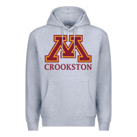 Heather Grey minnesota crookston, apparel Premium Hoodie - linhVisuals