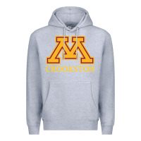 Heather Grey minnesota crookston, apparel Premium Hoodie - linhVisuals