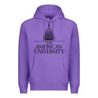 Purple american university Premium Hoodie - linhVisuals
