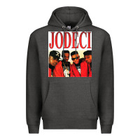 Charcoal Heather jodeci Premium Hoodie - linhVisuals