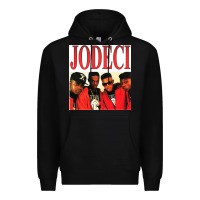 Black jodeci Premium Hoodie - linhVisuals