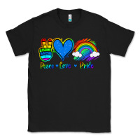 Black Peace Love Pride Classic Tee - Jasminsmagicworld