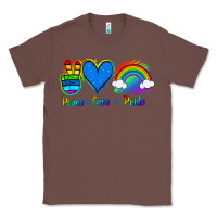 Chestnut Peace Love Pride Classic Tee - Jasminsmagicworld