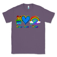 Lavender Peace Love Pride Classic Tee - Jasminsmagicworld