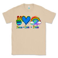 Mushroom Peace Love Pride Classic Tee - Jasminsmagicworld