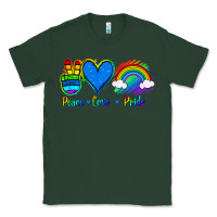 Sports Green Peace Love Pride Classic Tee - Jasminsmagicworld