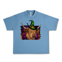 Pebble Blue highland cow halloween Urban Heavy Tee - RanaPortraitStore