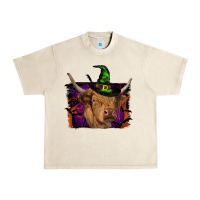 Highland Cow Halloween Urban Heavy Tee | Teevron