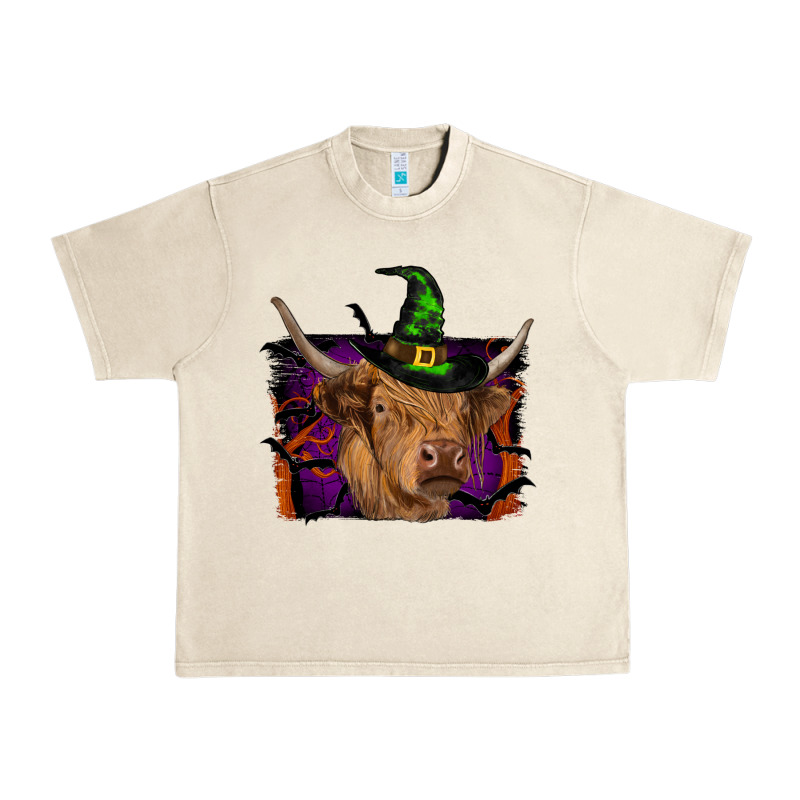 Highland Cow Halloween Urban Heavy Tee by RanaPortraitStore | Teevron