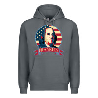Rock benjamin franklin Premium Hoodie - linhVisuals