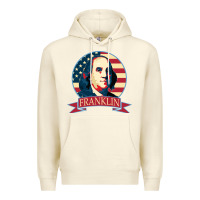 Sandshell benjamin franklin Premium Hoodie - linhVisuals