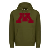 Army Green university of minnesota, Apparel Premium Hoodie - linhVisuals