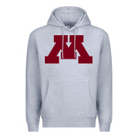 Heather Grey university of minnesota, Apparel Premium Hoodie - linhVisuals