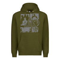 Army Green gurps illuminati classic Premium Hoodie - linhVisuals