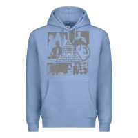 Colony Blue gurps illuminati classic Premium Hoodie - linhVisuals