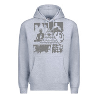 Heather Grey gurps illuminati classic Premium Hoodie - linhVisuals