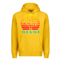 Lemon miami 80s sunset Premium Hoodie - linhVisuals
