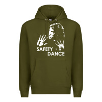Army Green safety dance Premium Hoodie - linhVisuals