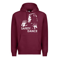 Burgundy safety dance Premium Hoodie - linhVisuals