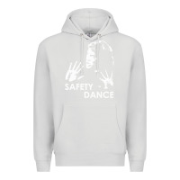 Dove Grey safety dance Premium Hoodie - linhVisuals