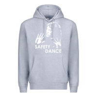 Heather Grey safety dance Premium Hoodie - linhVisuals