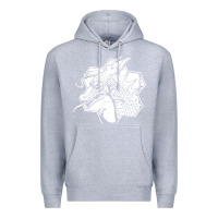 Heather Grey the fantasy trip megahex dragon Premium Hoodie - linhVisuals