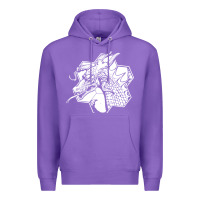 Purple the fantasy trip megahex dragon Premium Hoodie - linhVisuals