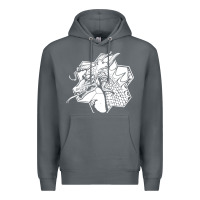 Rock the fantasy trip megahex dragon Premium Hoodie - linhVisuals
