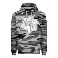 Slate Camo the fantasy trip megahex dragon Premium Hoodie - linhVisuals