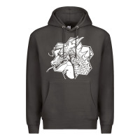 Smoke the fantasy trip megahex dragon Premium Hoodie - linhVisuals