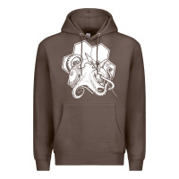 Coffee the fantasy trip  octopus Premium Hoodie - linhVisuals