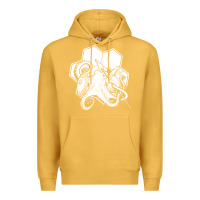 Mustard the fantasy trip  octopus Premium Hoodie - linhVisuals