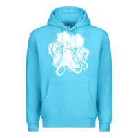 Ocean Blue the fantasy trip  octopus Premium Hoodie - linhVisuals