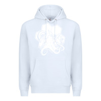 White the fantasy trip  octopus Premium Hoodie - linhVisuals