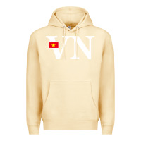 Pina Colada Vietnam Flag and Country Initials Premium Hoodie - linhVisuals