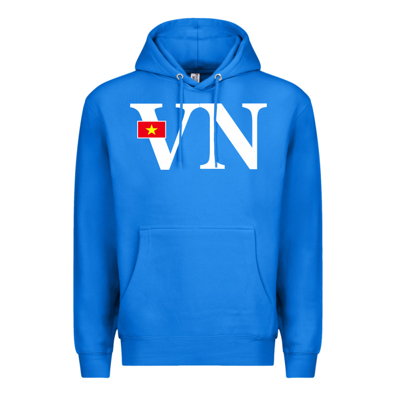 Vietnam Flag And Country Initials Premium Hoodie by linhVisuals | Teevron