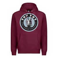 Burgundy top pot doughnuts Premium Hoodie - linhVisuals