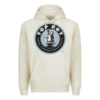 Oatmeal Heather top pot doughnuts Premium Hoodie - linhVisuals