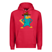 Cardinal phineas and ferb, agent p, perry the platypus Premium Hoodie - linhVisuals