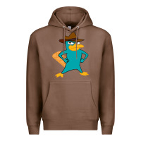 Chestnut phineas and ferb, agent p, perry the platypus Premium Hoodie - linhVisuals