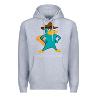 Heather Grey phineas and ferb, agent p, perry the platypus Premium Hoodie - linhVisuals