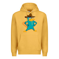 Mustard phineas and ferb, agent p, perry the platypus Premium Hoodie - linhVisuals
