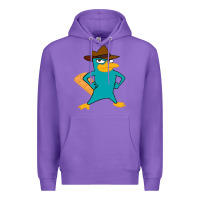Purple phineas and ferb, agent p, perry the platypus Premium Hoodie - linhVisuals
