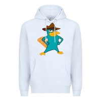 White phineas and ferb, agent p, perry the platypus Premium Hoodie - linhVisuals